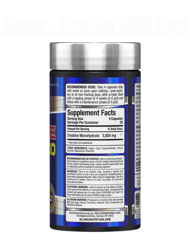 Allmax - Creatine 3000 Capsules
