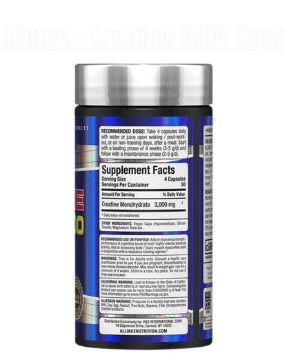 Allmax - Creatine 3000 Capsules