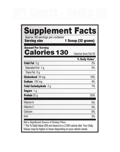 BPI Sports - Hydro HD Protein